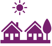 Community icon representing benefits to disadvantaged communities